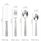 Illvia Silver Cutlery Set