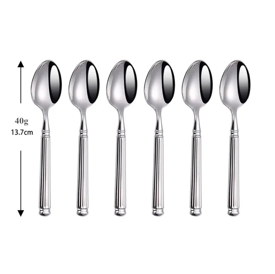 Illvia Silver Cutlery Set