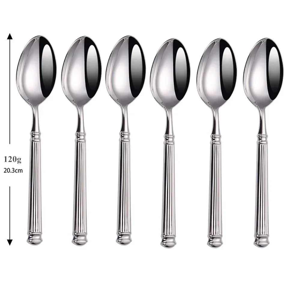 Illvia Silver Cutlery Set