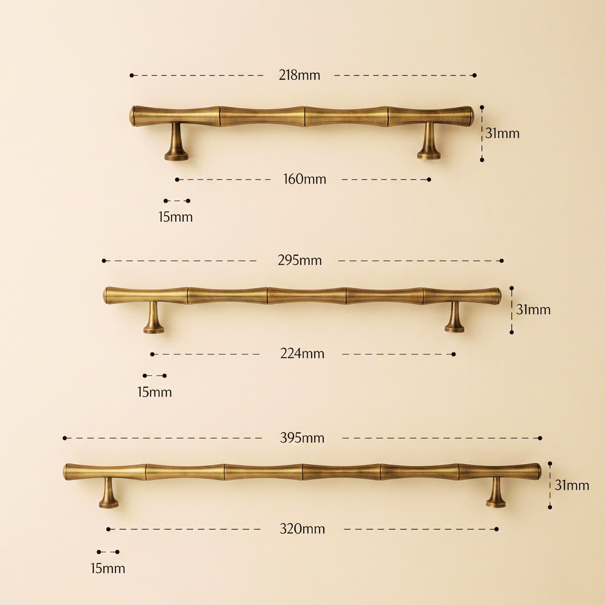 Ilnita Solid Brass Cabinet Handle