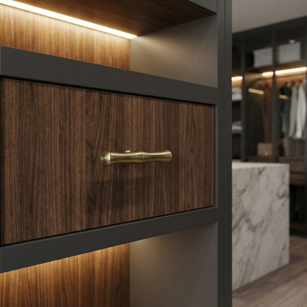 Ilnita Solid Brass Cabinet Handle