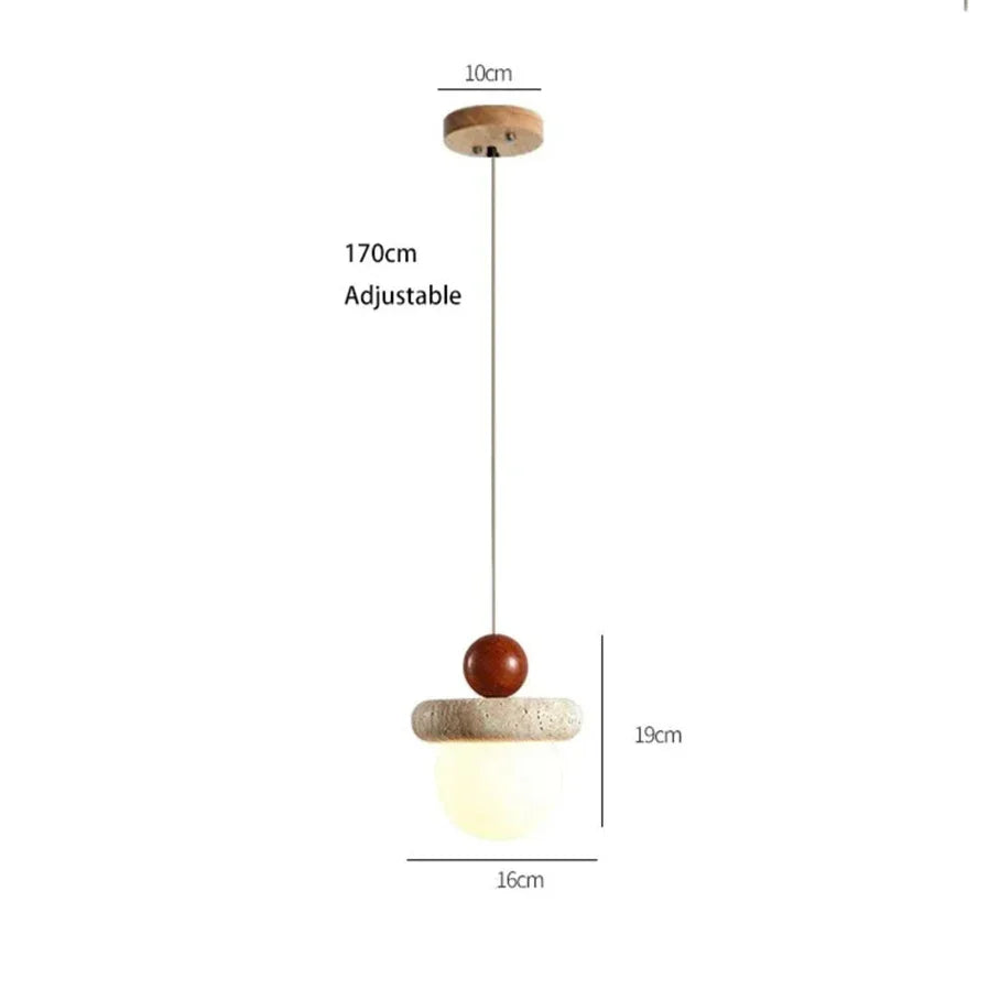 Inrora Travertine Pendant Lamp
