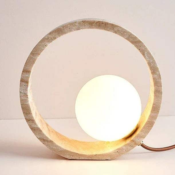 Instura Travertine Table Lamp