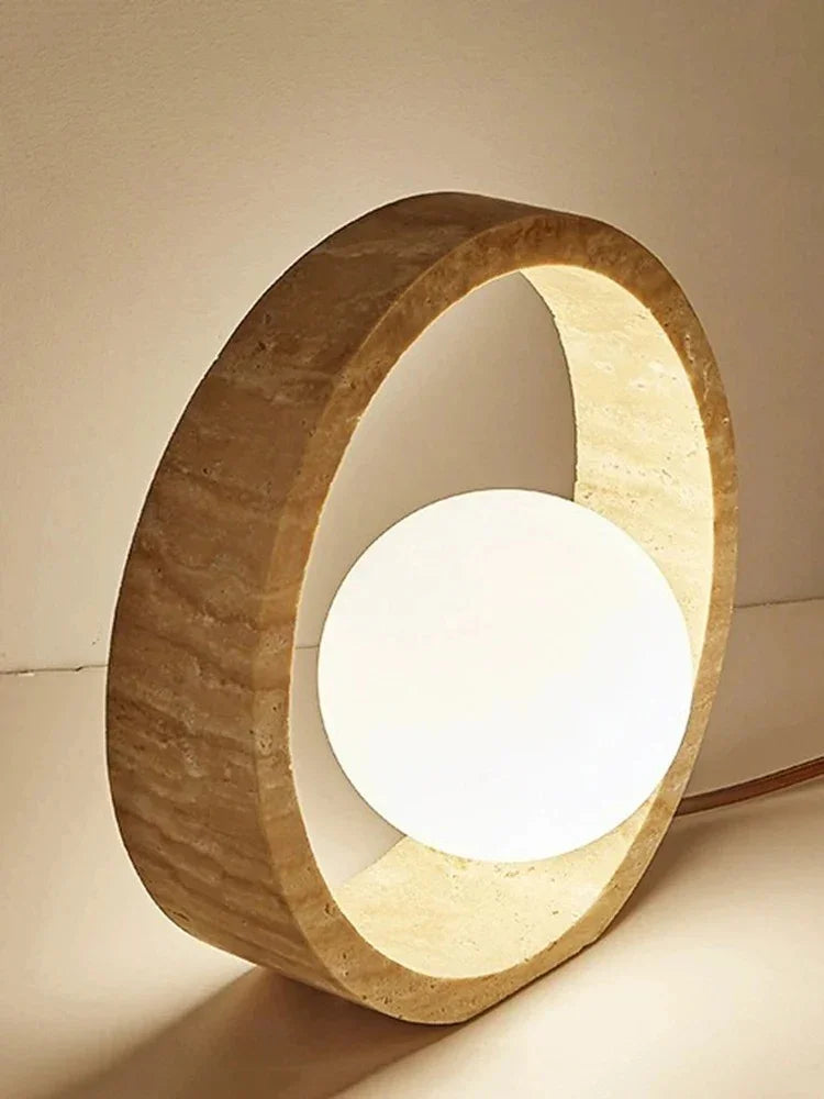 Instura Travertine Table Lamp