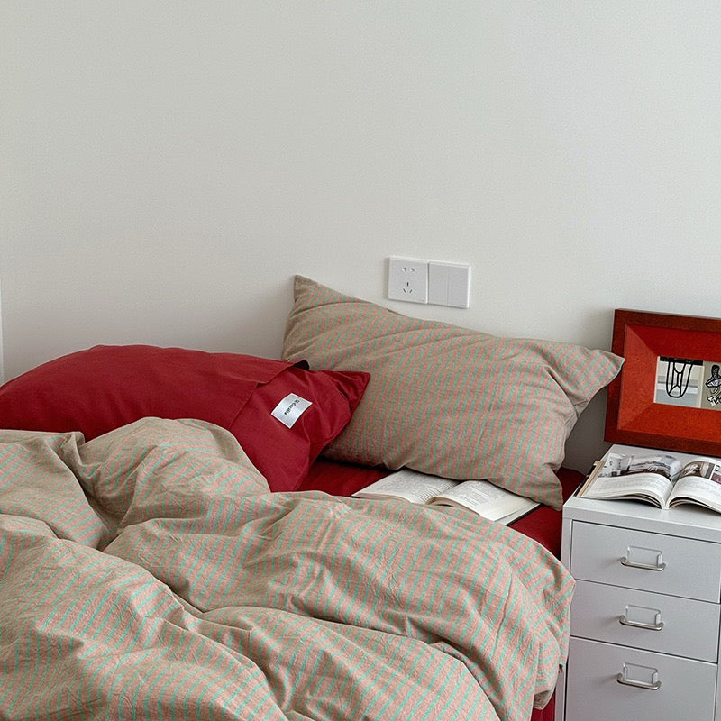 Jalvara Bedding Set - 100% Cotton - Green