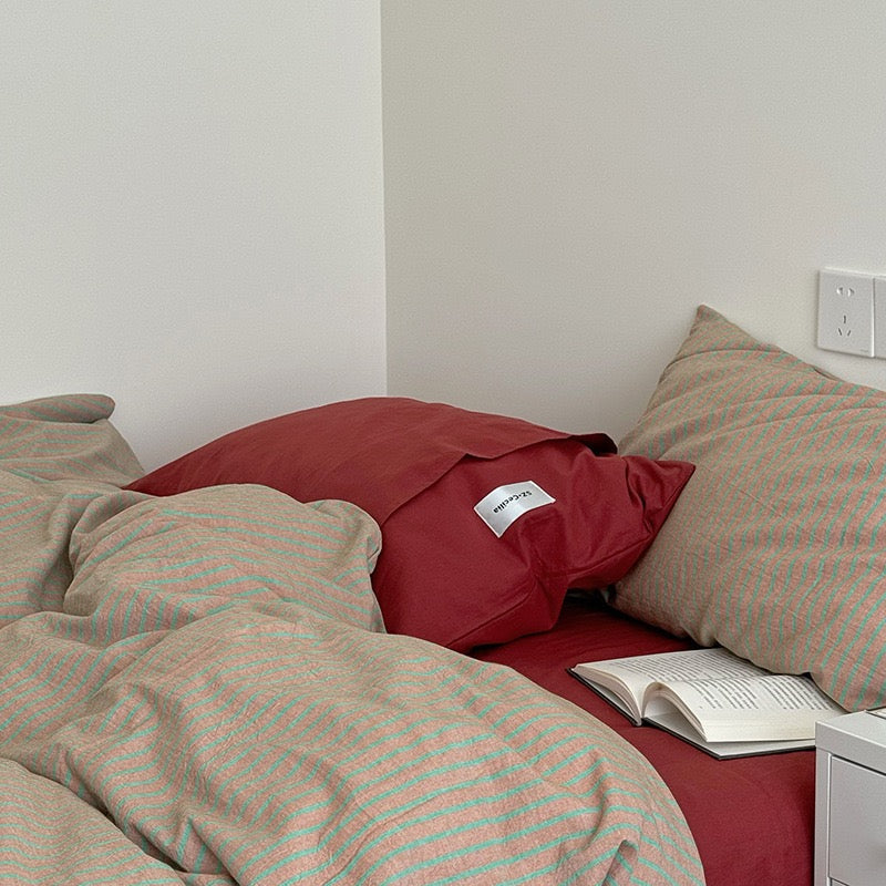 Jalvara Bedding Set - 100% Cotton - Green