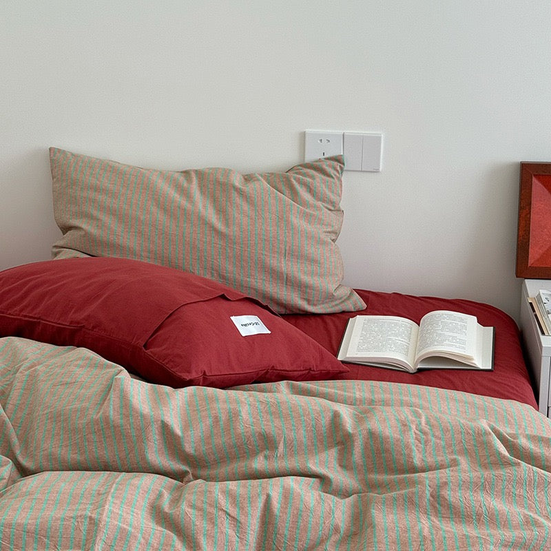 Jalvara Bedding Set - 100% Cotton - Green