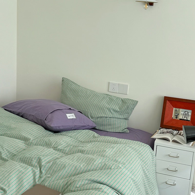 Jalvara Bedding Set - 100% Cotton - Green