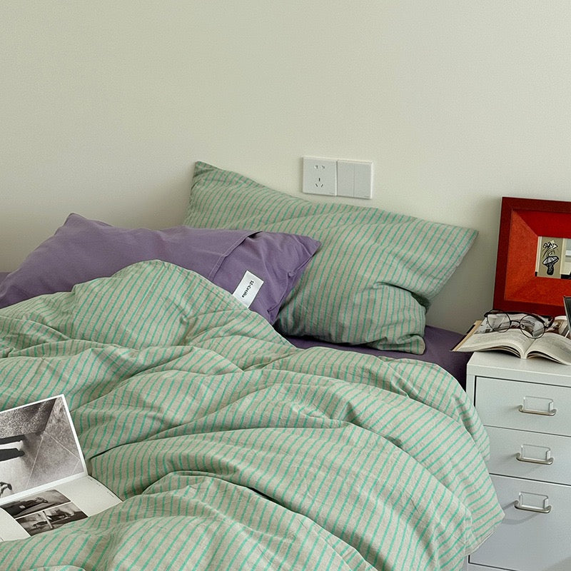 Jalvara Bedding Set - 100% Cotton - Green
