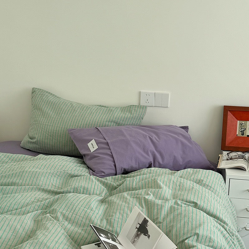 Jalvara Bedding Set - 100% Cotton - Green