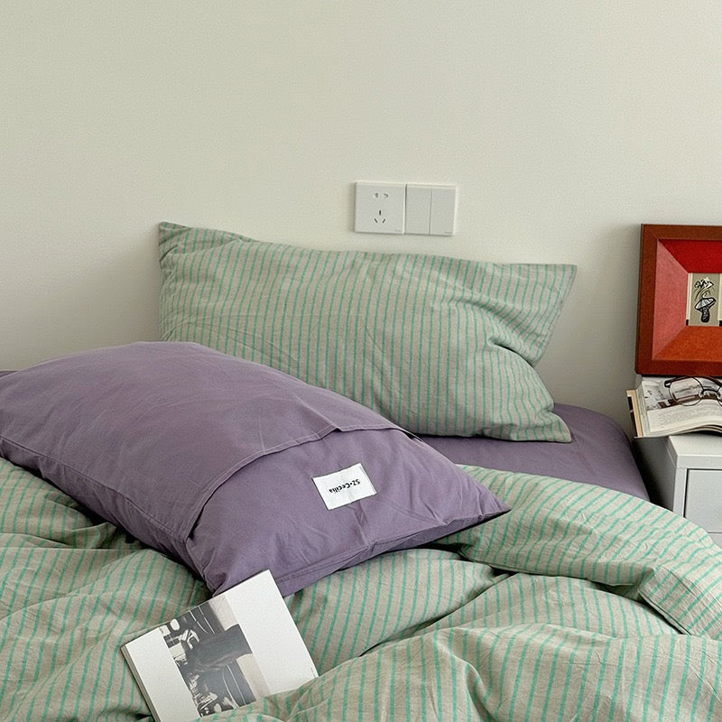 Jalvara Bedding Set - 100% Cotton - Green