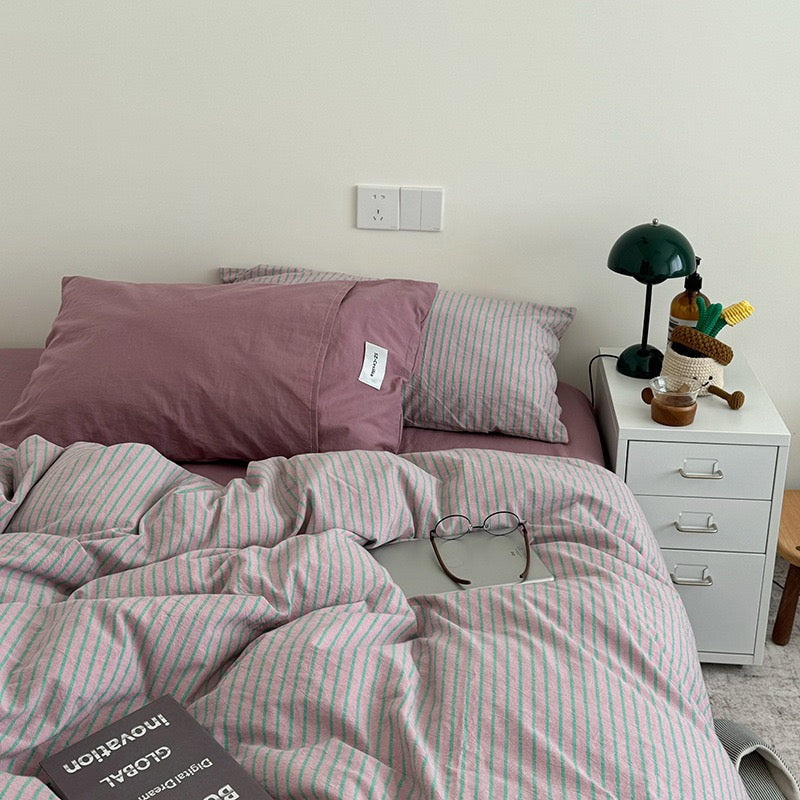 Jalvara Bedding Set - 100% Cotton - Green