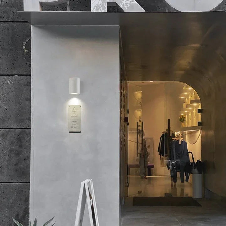 Jornyra Cement Outdoor Wall Lamp