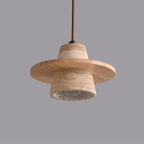 Juniperdean Travertine Pendant Lamp