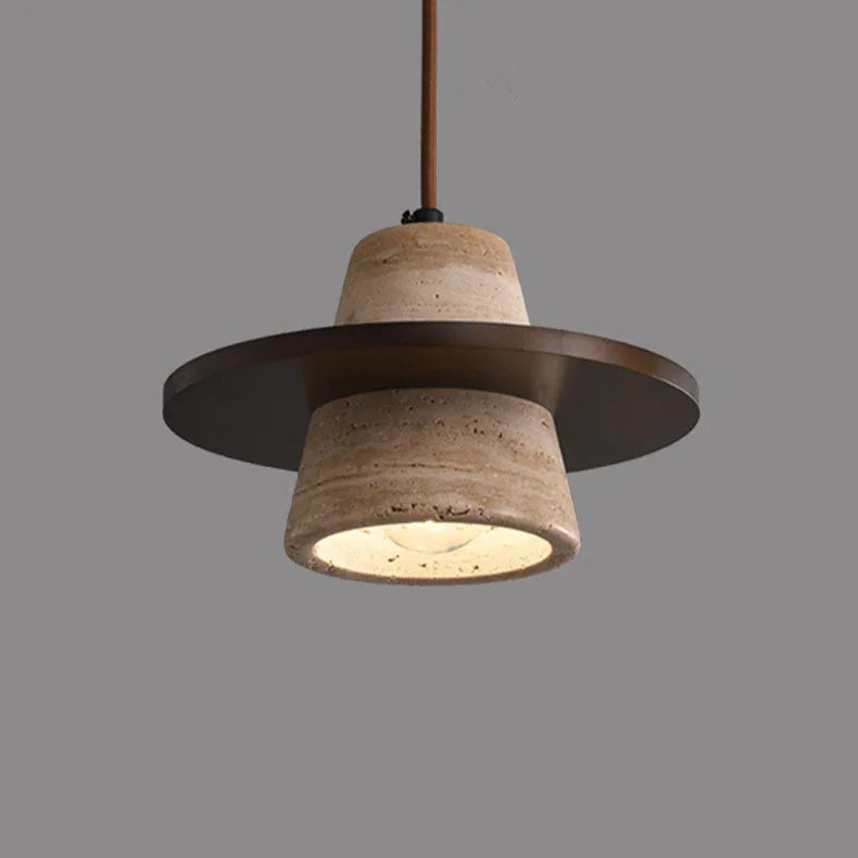 Juniperdean Travertine Pendant Lamp