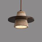 Juniperdean Travertine Pendant Lamp