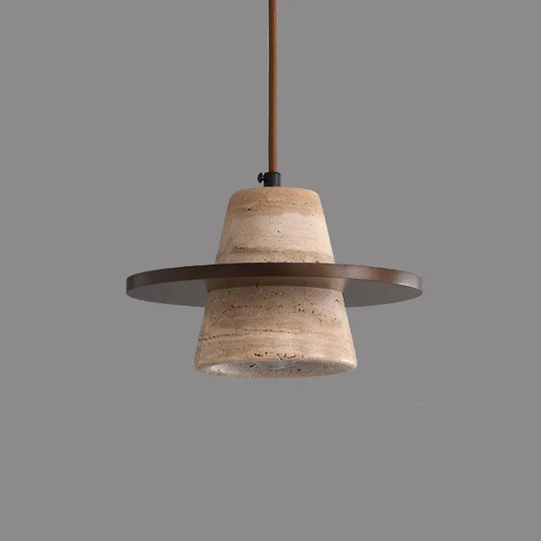 Juniperdean Travertine Pendant Lamp
