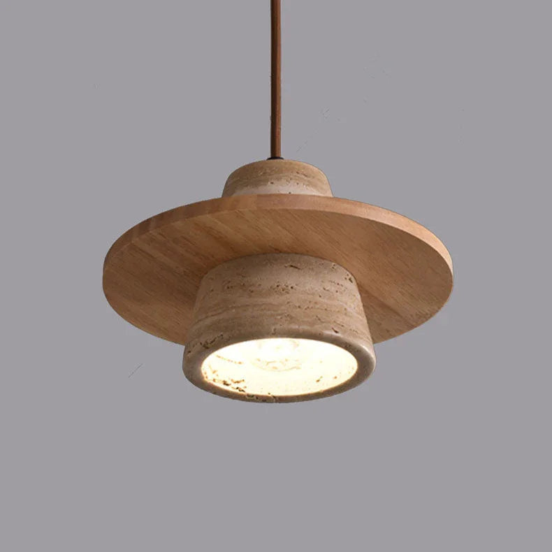 Juniperdean Travertine Pendant Lamp