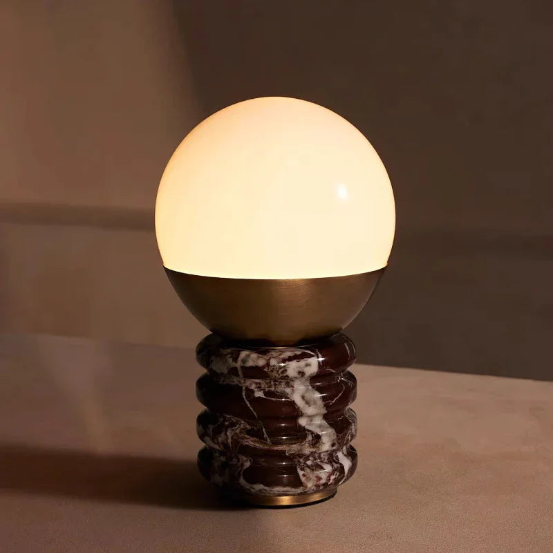 Kalvova Table Lamp - Marble