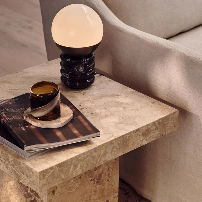 Kalvova Table Lamp - Marble