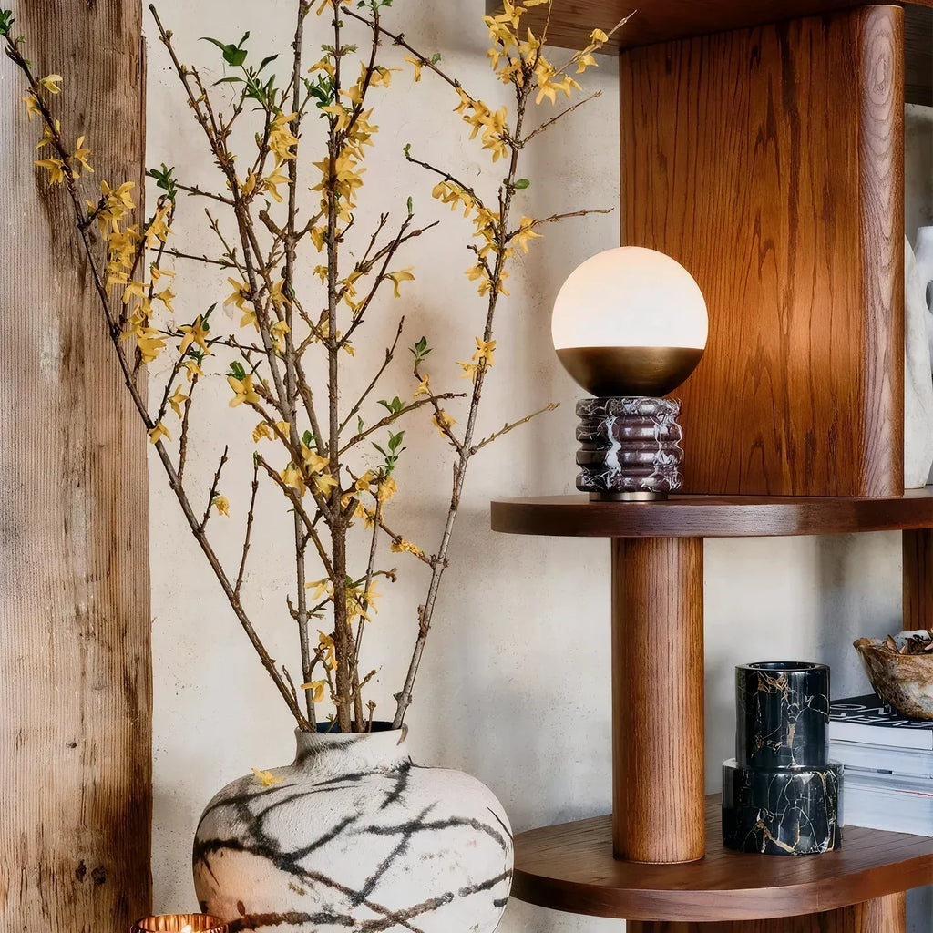 Kalvova Table Lamp - Marble