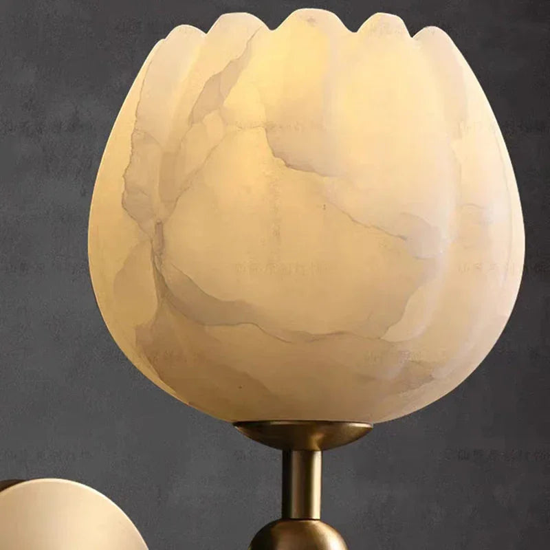 Kelpwood Marble Lamp