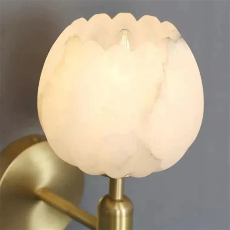 Kelpwood Marble Lamp