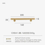 Kerdelta Brass Ball Knobs