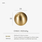 Kerdelta Brass Ball Knobs