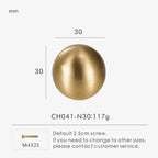 Kerdelta Brass Ball Knobs