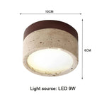 Kerdelta Travertine Surface Mounted Downlight