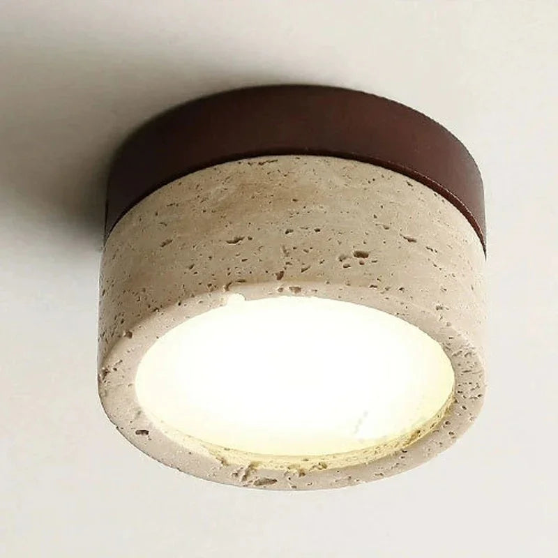 Kerdelta Travertine Surface Mounted Downlight