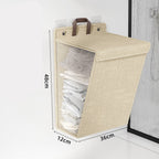 Laundry Basket Beige Gray | TheKanta