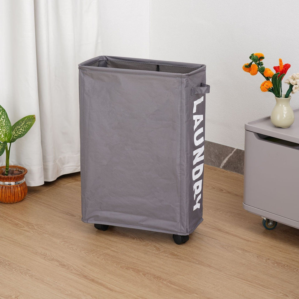 Laundry Basket with Wheels | TheKanta