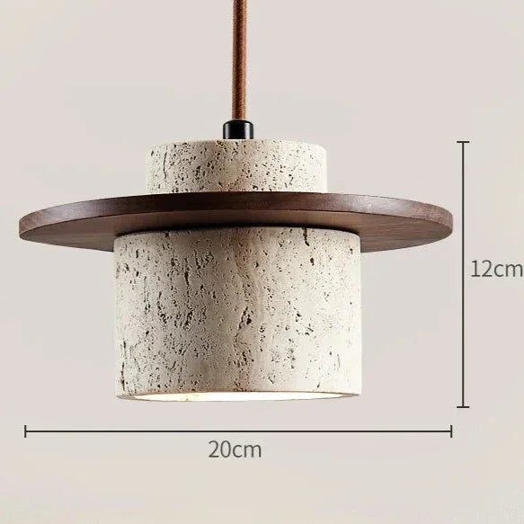 Linndosa Travertine Pendant Lamp