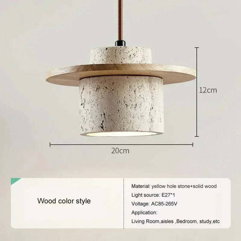 Linndosa Travertine Pendant Lamp
