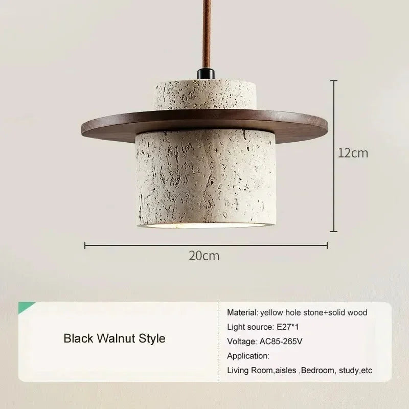 Linndosa Travertine Pendant Lamp