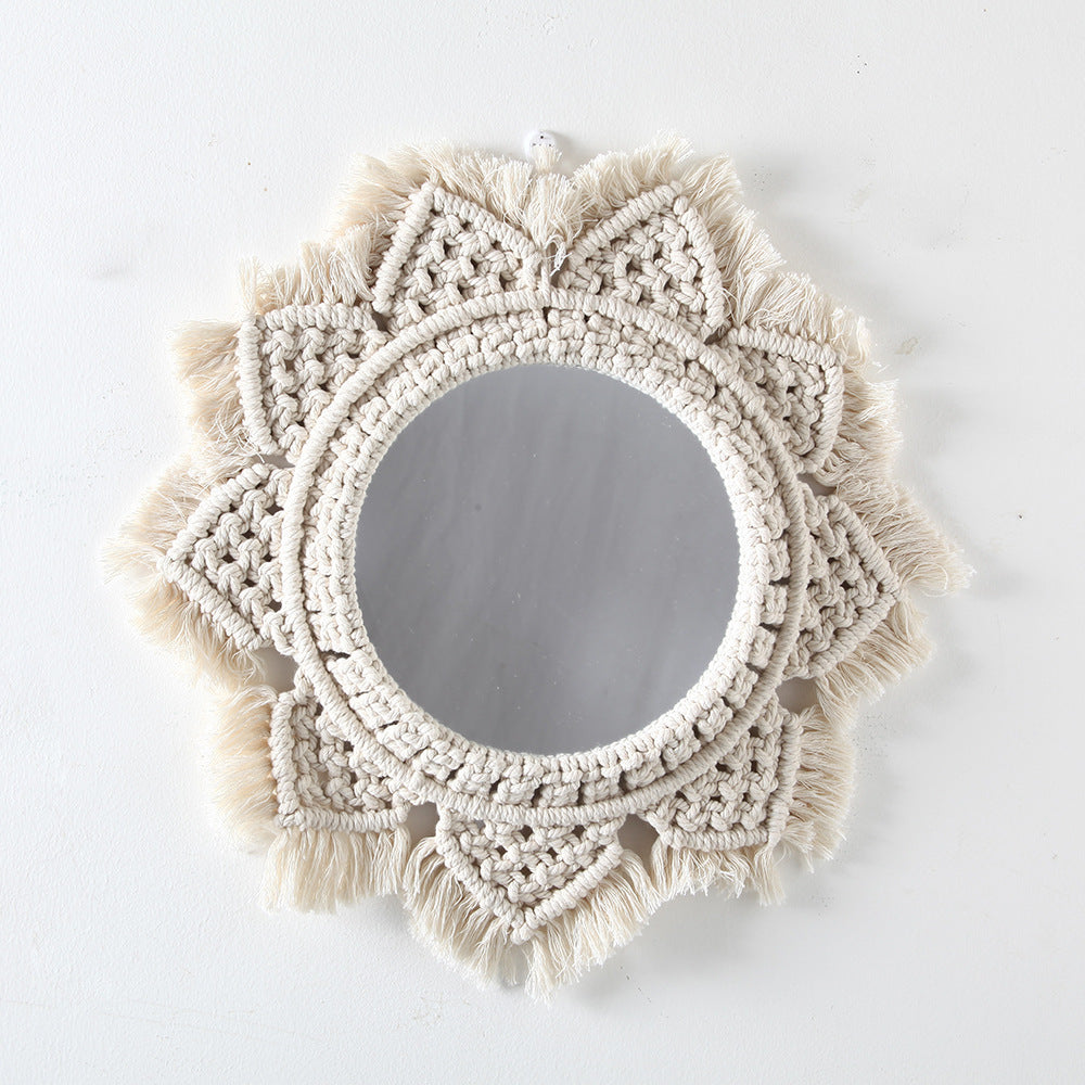 Macrame Decorative Wall Mirror | TheKanta