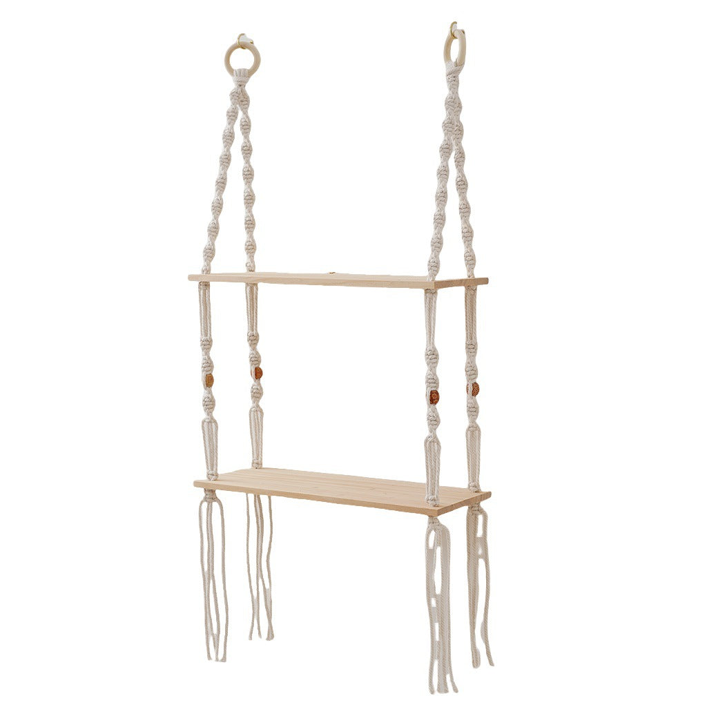 Macrame Floating Shelf | TheKanta