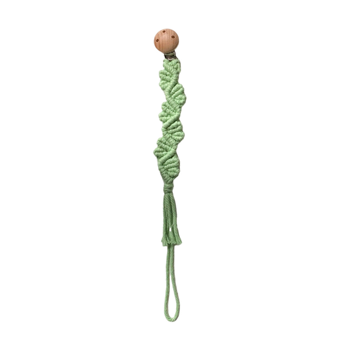 Macrame Keychain Holder with Wooden Accents | TheKanta