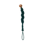 Macrame Keychain Holder with Wooden Accents | TheKanta
