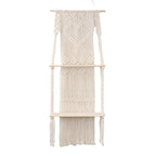 Macrame Shelf Board with Heart Design | TheKanta