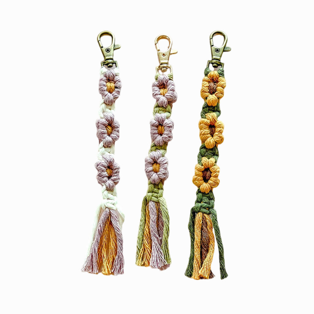 Macrame Tassel Keychain | TheKanta