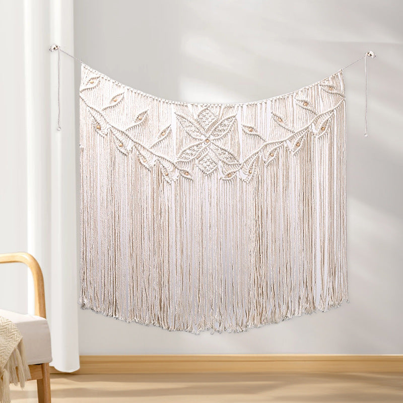 Macrame Wall Decor Cream | TheKanta