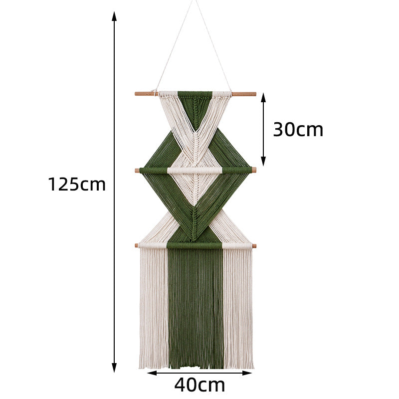 Macrame Wall Decor with Geometric Pattern | TheKanta