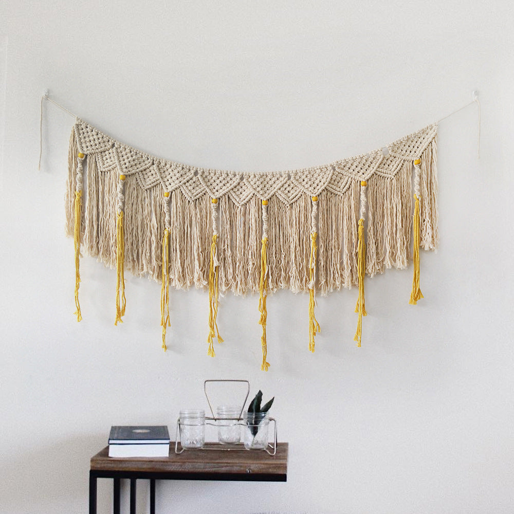 Macrame Wall Hanging 54 × 16 Inch | TheKanta