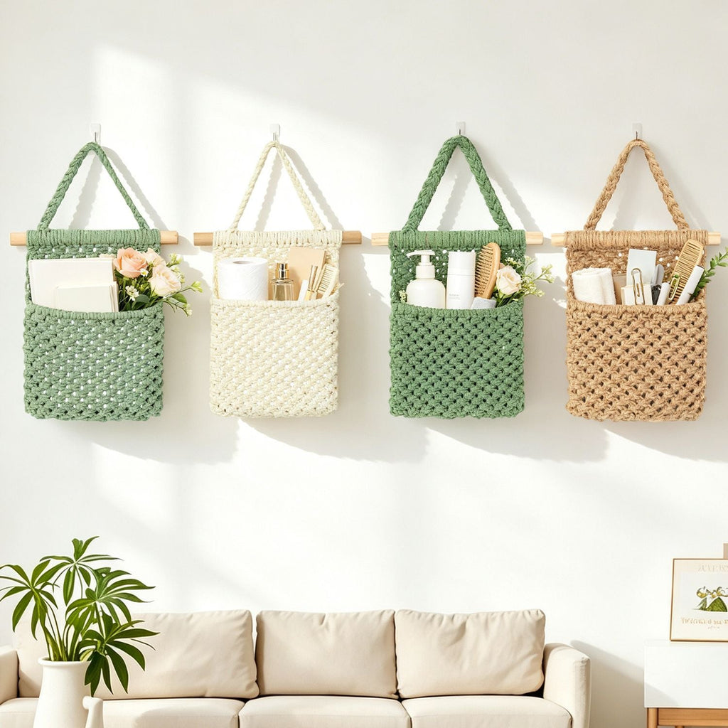 Macrame Wall Organizer | TheKanta
