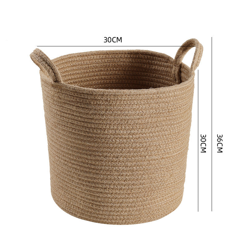Manufactured Natural Fiber Storage Basket | TheKanta