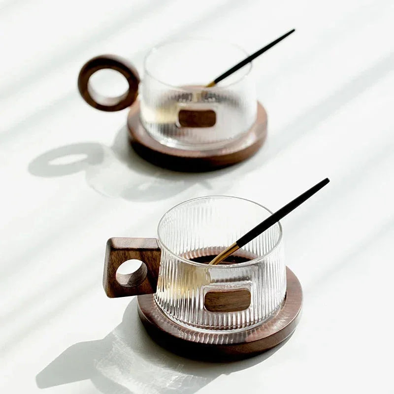 Marfisa Glass Coffee Mug Set