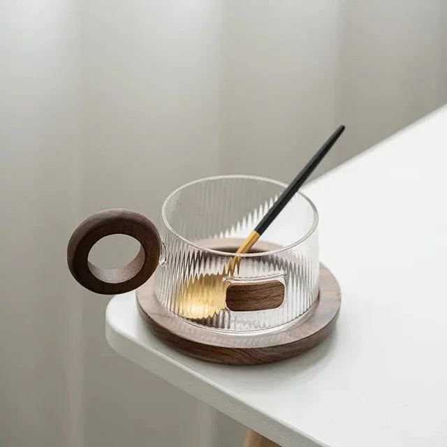 Marfisa Glass Coffee Mug Set